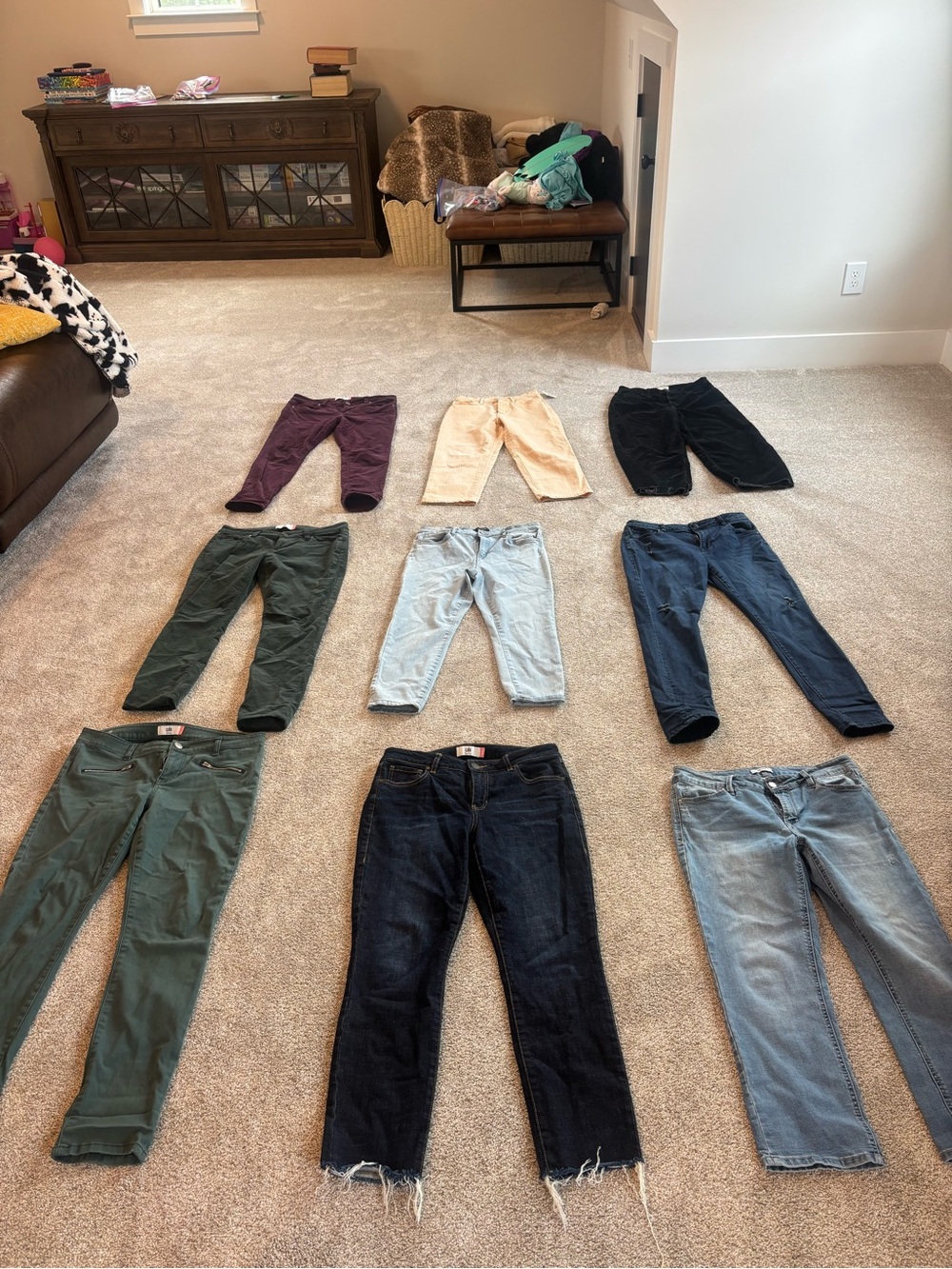 CABI and assorted Jeans